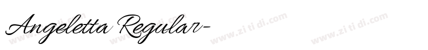 Angeletta Regular字体转换 Angeletta Regular字体转换